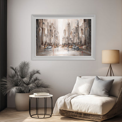 New York framed print by Isabella Karolewicz