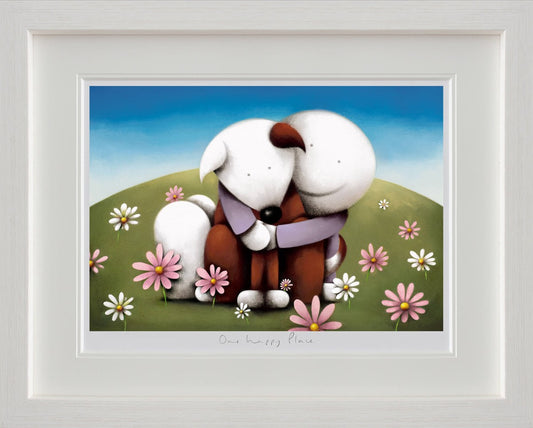 Our Happy Place limited edition framed print by Doug Hyde