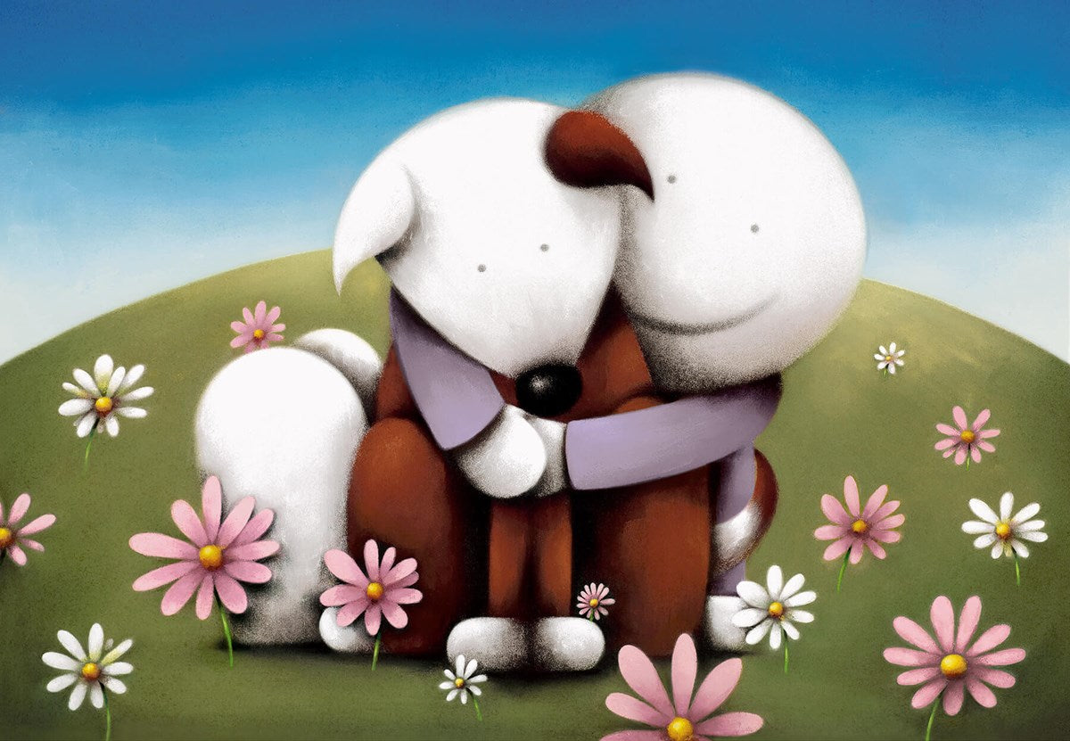 Our Happy Place limited edition framed print by Doug Hyde
