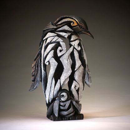 Penguin with Chick from Edge Sculpture by Matt Buckley