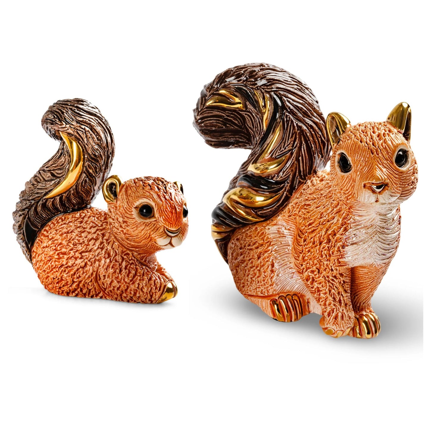 Red Squirrel Family by De Rosa