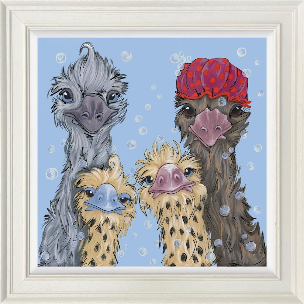 Shampoo Shenanigans limited edition print by Amy Louise