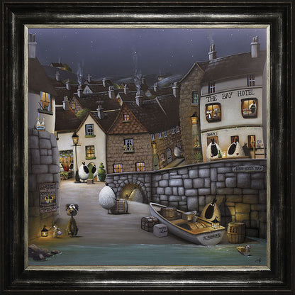 Smugglers B'aa framed print by Simon Clarke