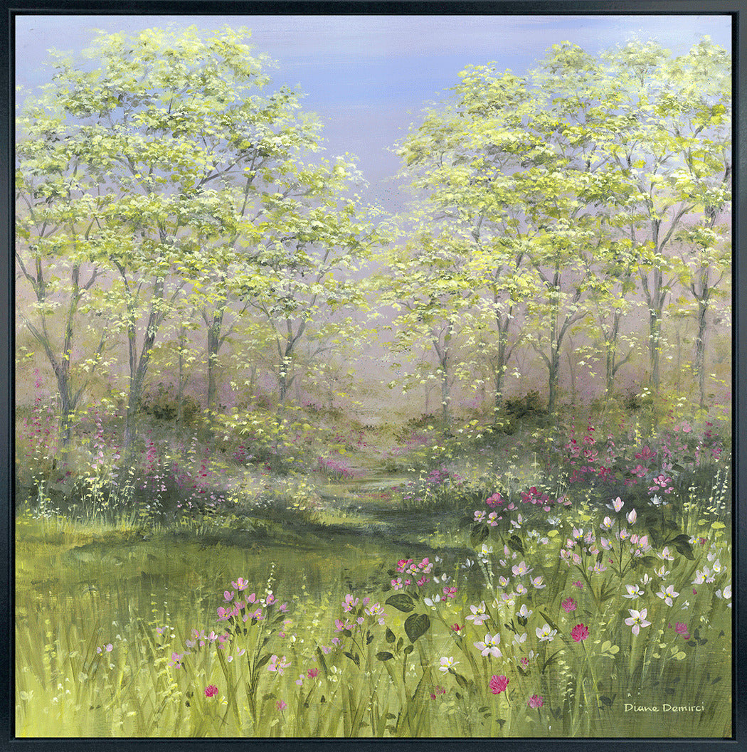 Summer Wood framed print by Diane Demirci