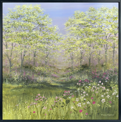 Summer Wood framed print by Diane Demirci