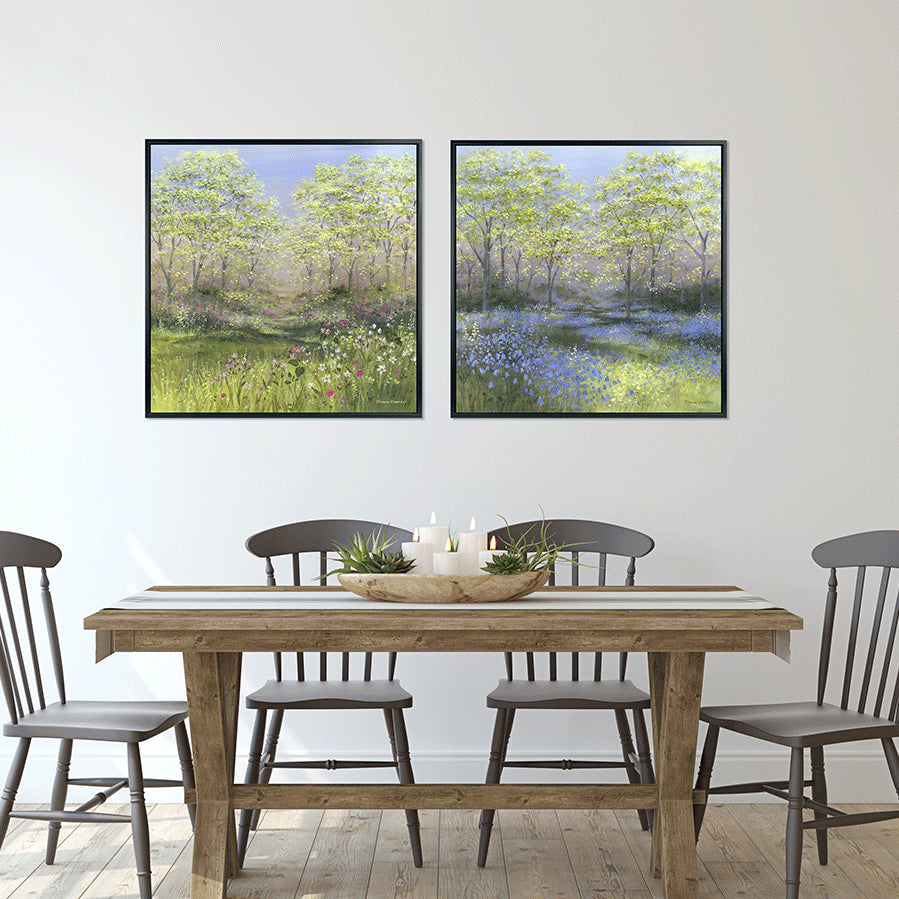 Summer Wood framed print by Diane Demirci