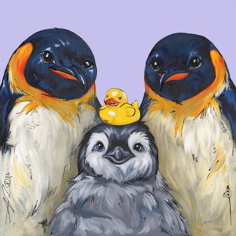The Splish Splash Squad limited edition print by Amy Louise