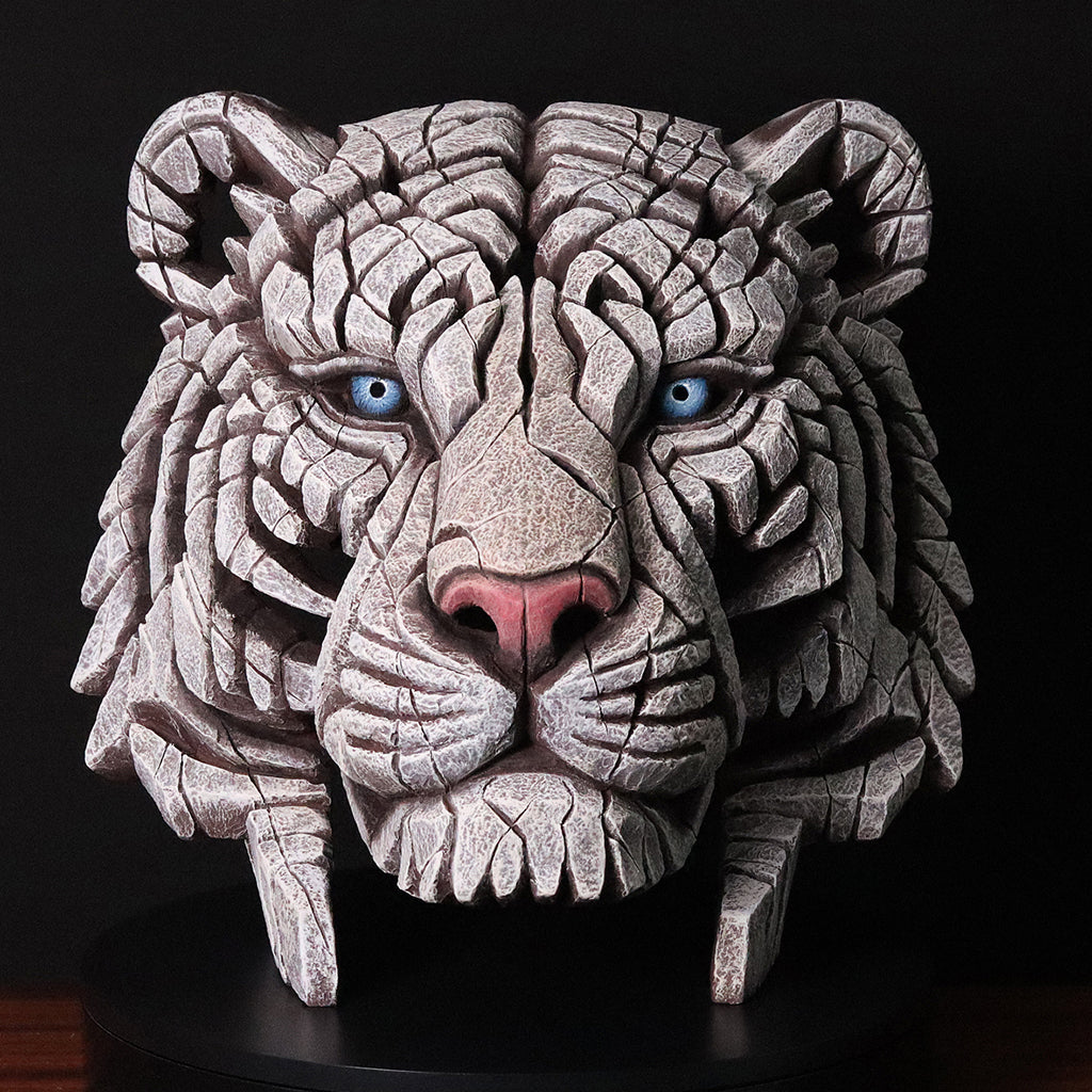 Tiger Bust White