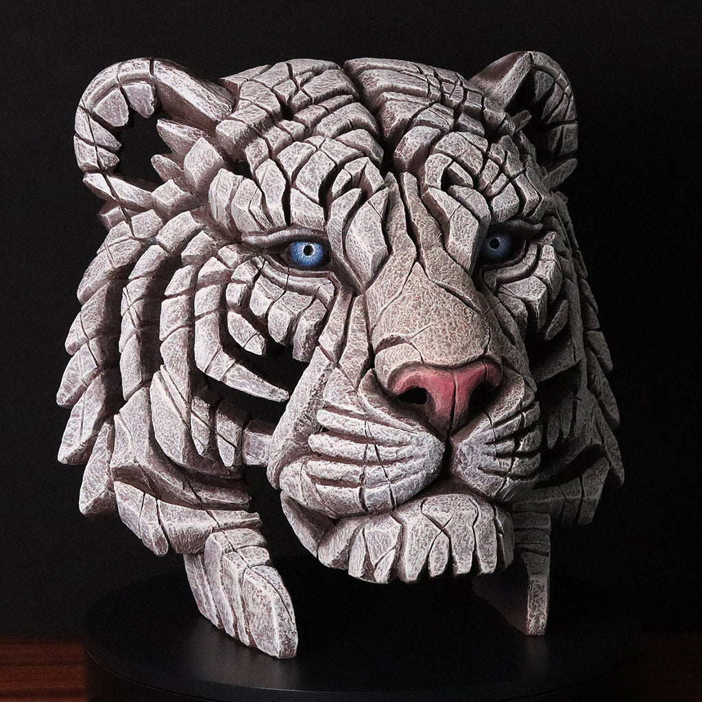 Tiger Bust White