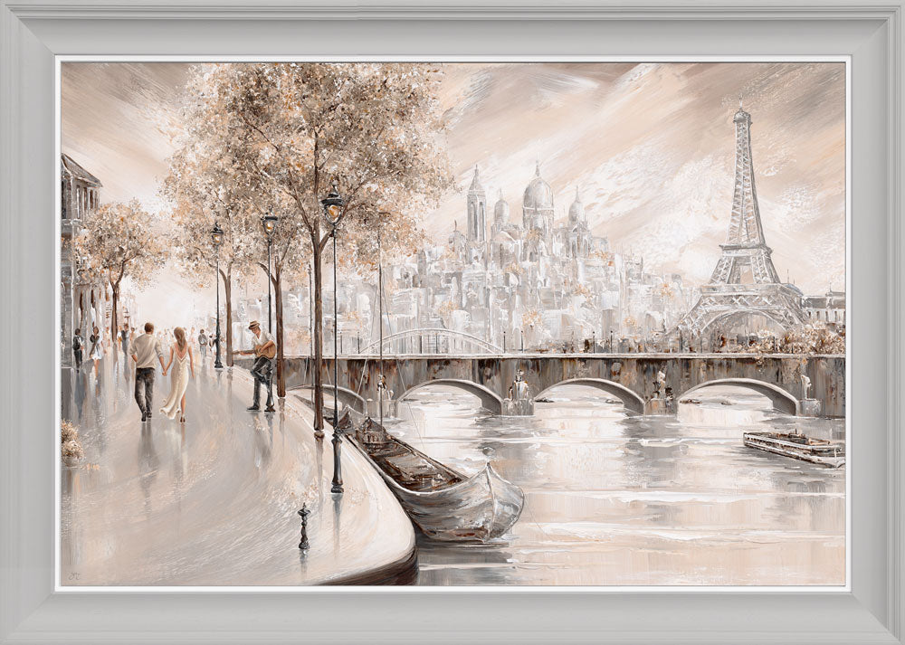 Together in Paris framed print by Isabella Karolewicz