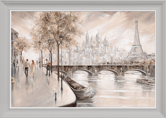 Together in Paris framed print by Isabella Karolewicz