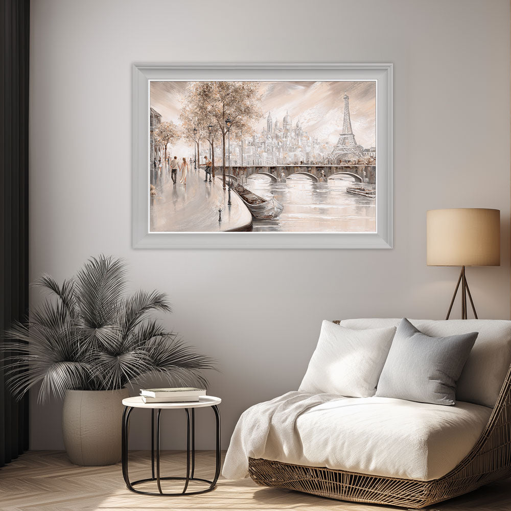 Together in Paris framed print by Isabella Karolewicz