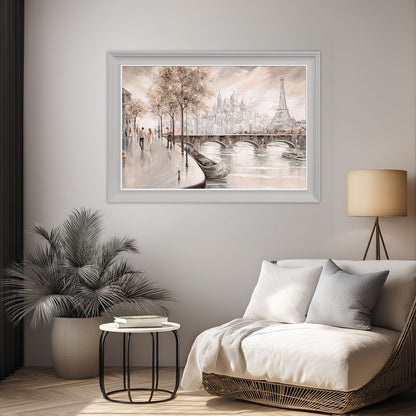 Together in Paris framed print by Isabella Karolewicz