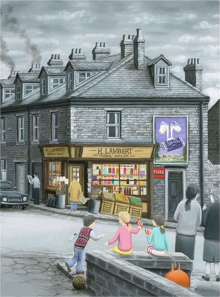 Two's Company limited edition print by Leigh Lambert