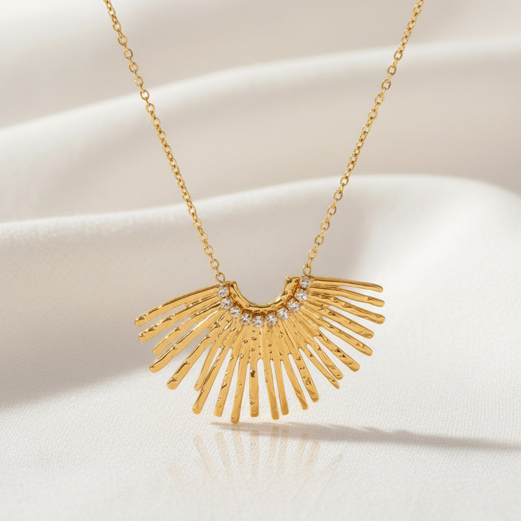 Sunray Necklace Gold