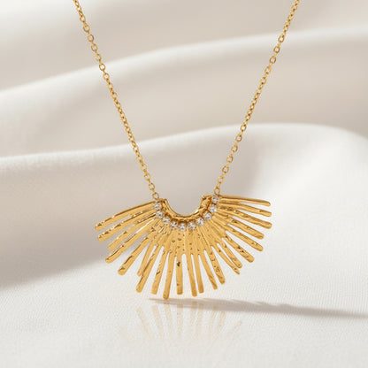 Sunray Necklace Gold