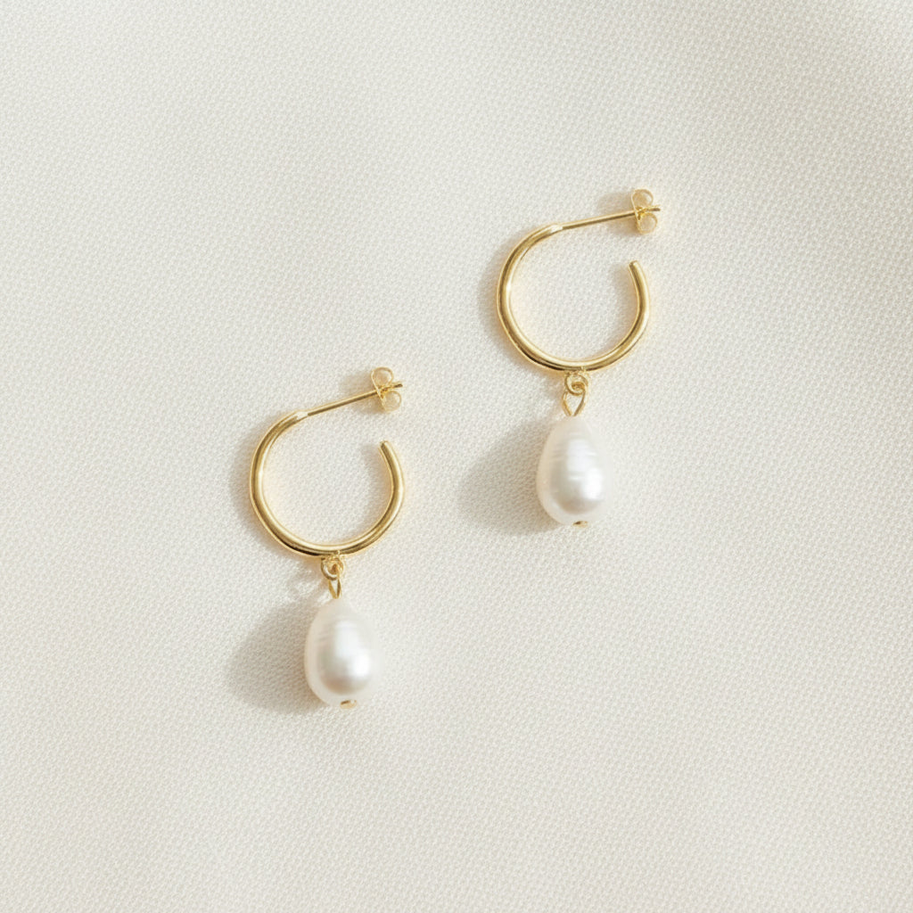 Freshwater Pearl Drop Earrings