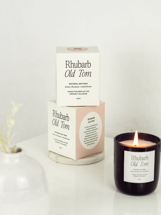 Rhubarb Old Tom Candle