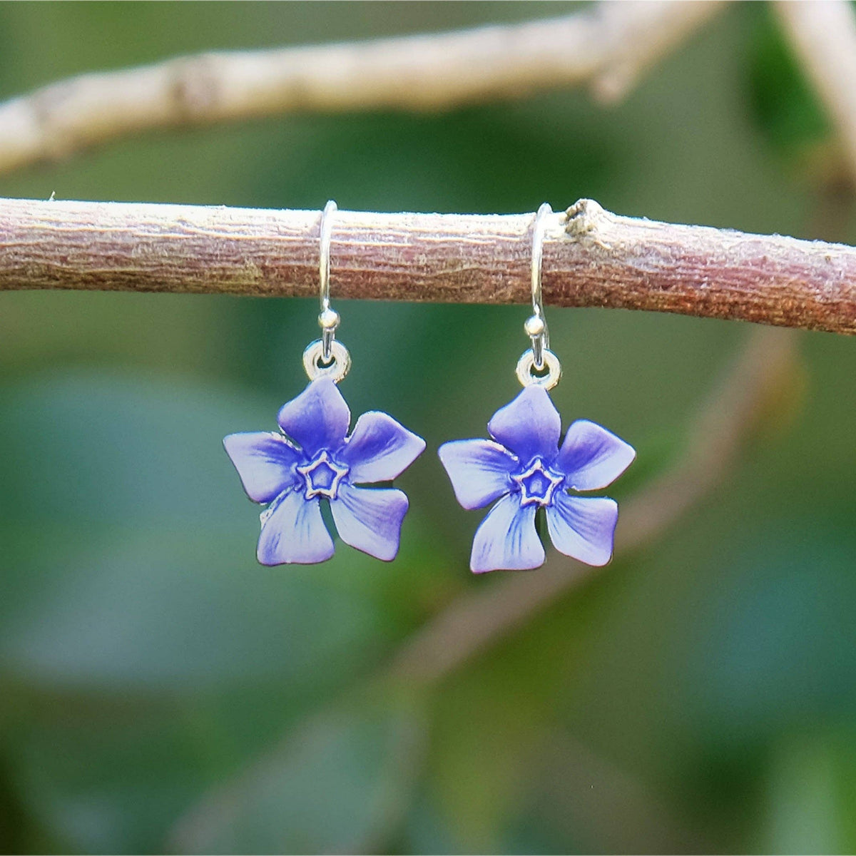Periwinkle Blue Necklace and Earrings