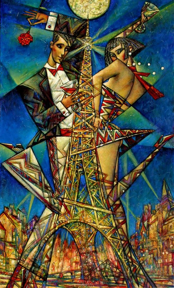 Paris Nights limited edition print by Andrei Protsouk