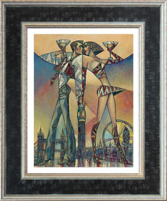 Big Ben Champagne Small limited edition print by Andrei Protsouk