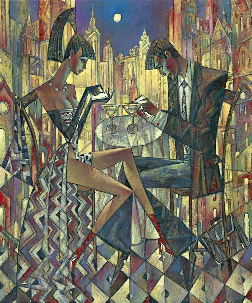City Lights Small limited edition print by Andrei Protsouk
