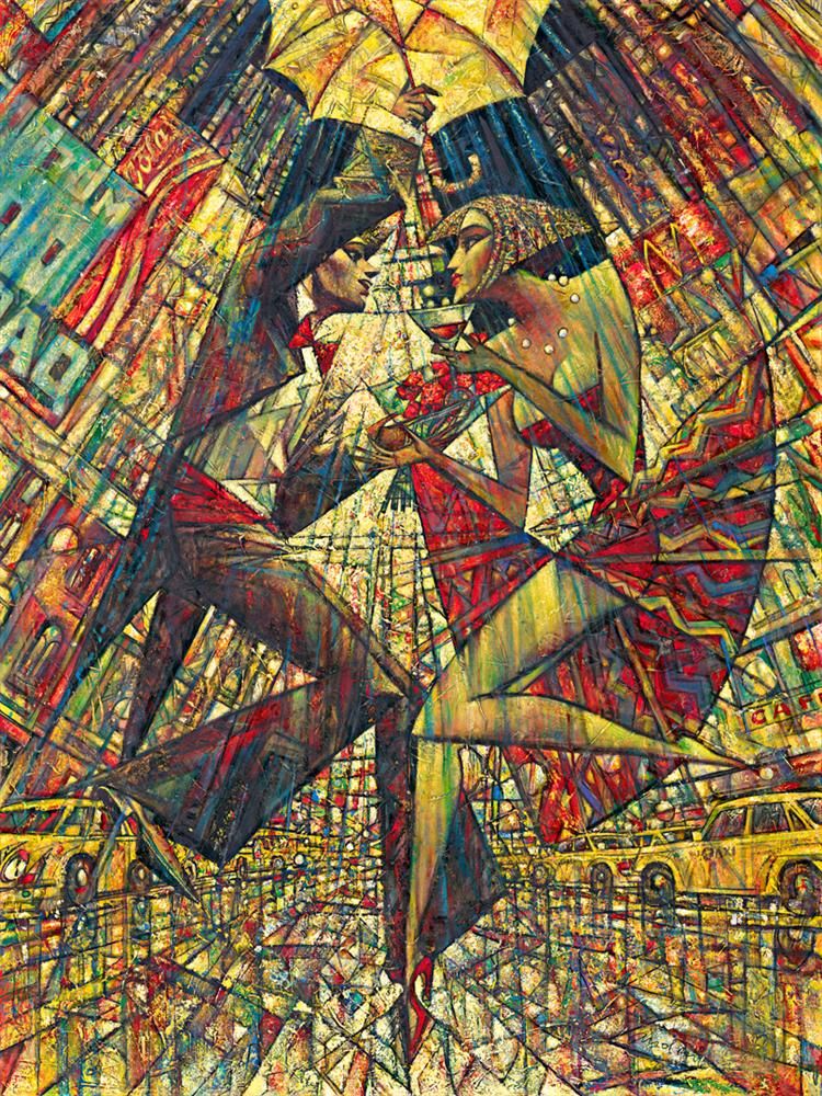 Love in Times Square limited edition print by Andrei Protsouk