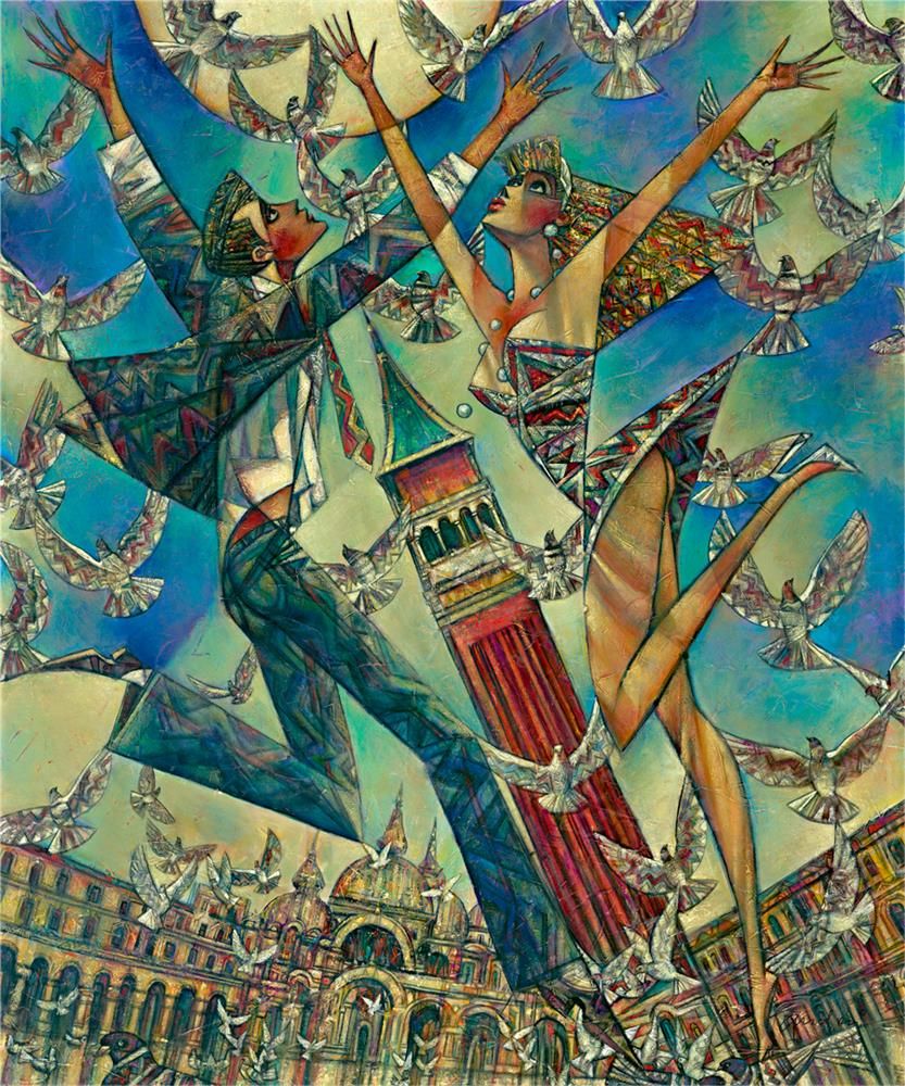 Love Birds limited edition print by Andrei Protsouk