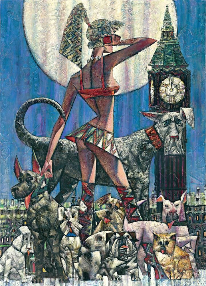 Hounds of the Baskervilles limited edition print by Andrei Protsouk