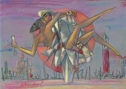 The Kissing Sailor limited edition print by Andrei Protsouk