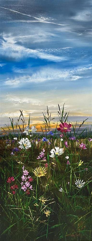 Wildflower Horizon limited edition print by Kimberley Harris
