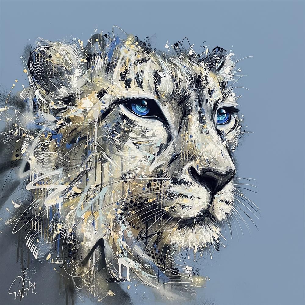 Eros hand embellished limited edition print by Joe Galindo