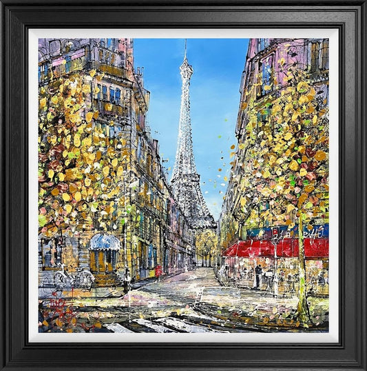 Parisian Dreams framed limited edition by Nigel Cooke