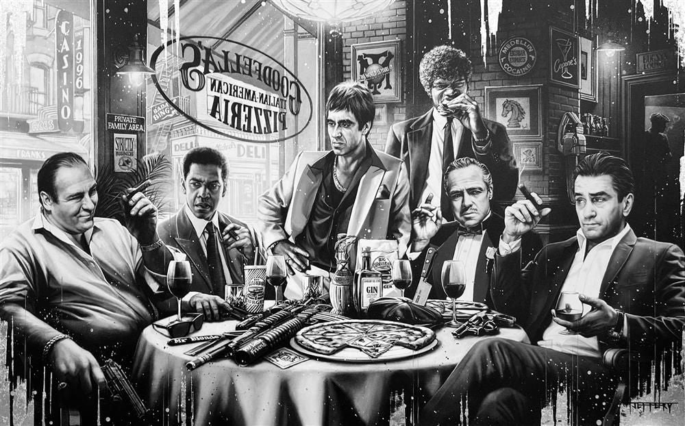 Who Ordered the Cannoli? limited edition canvas print by Ben Jeffery