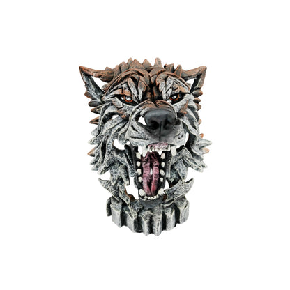 Wolf Bust Timber Miniature