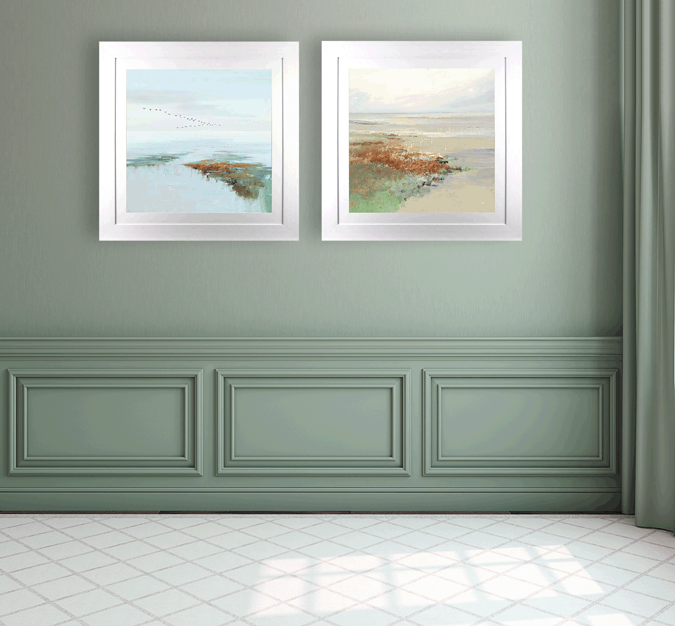 Birds Of Passage II framed print by Jan Groenhart