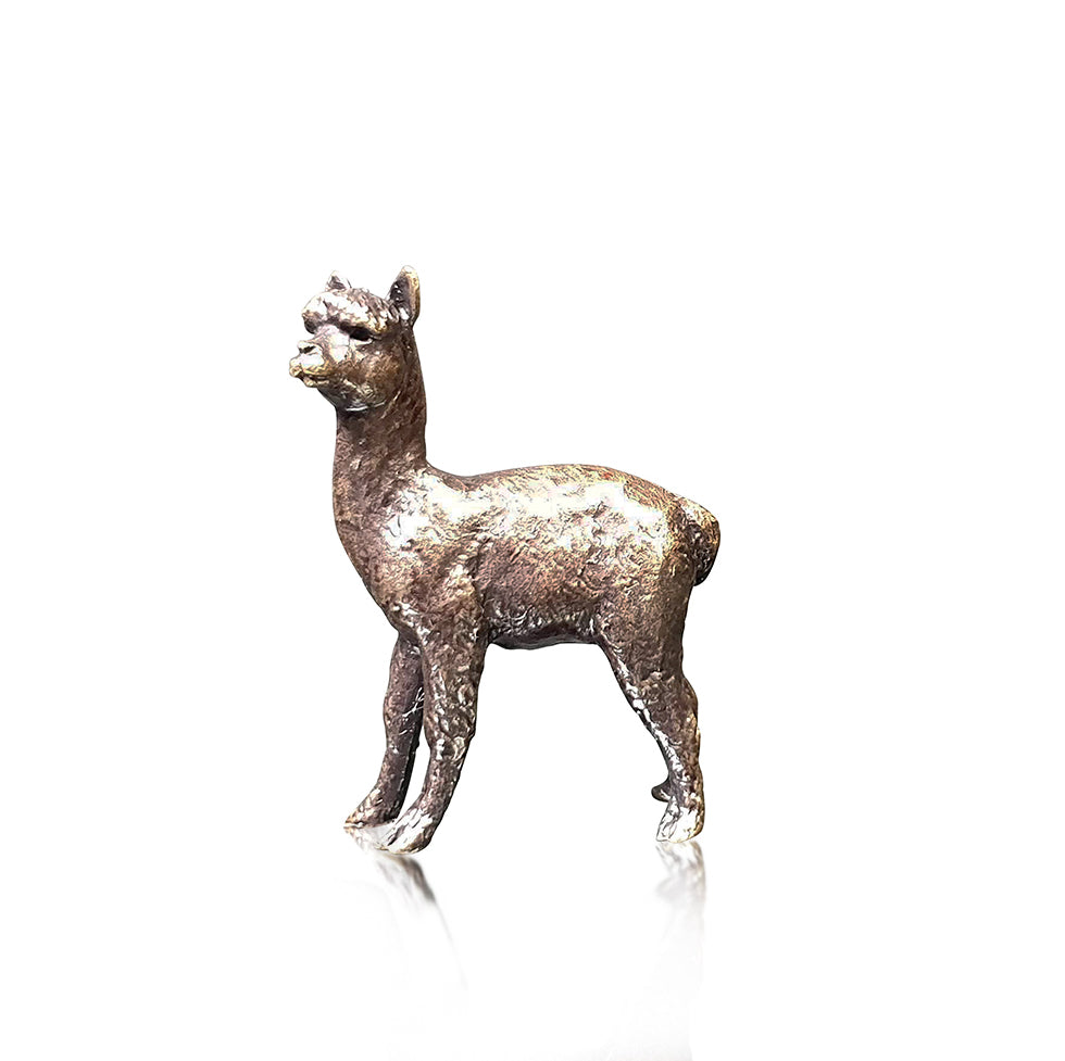 Alpaca Miniature Bronze from Richard Cooper Butler and Peach
