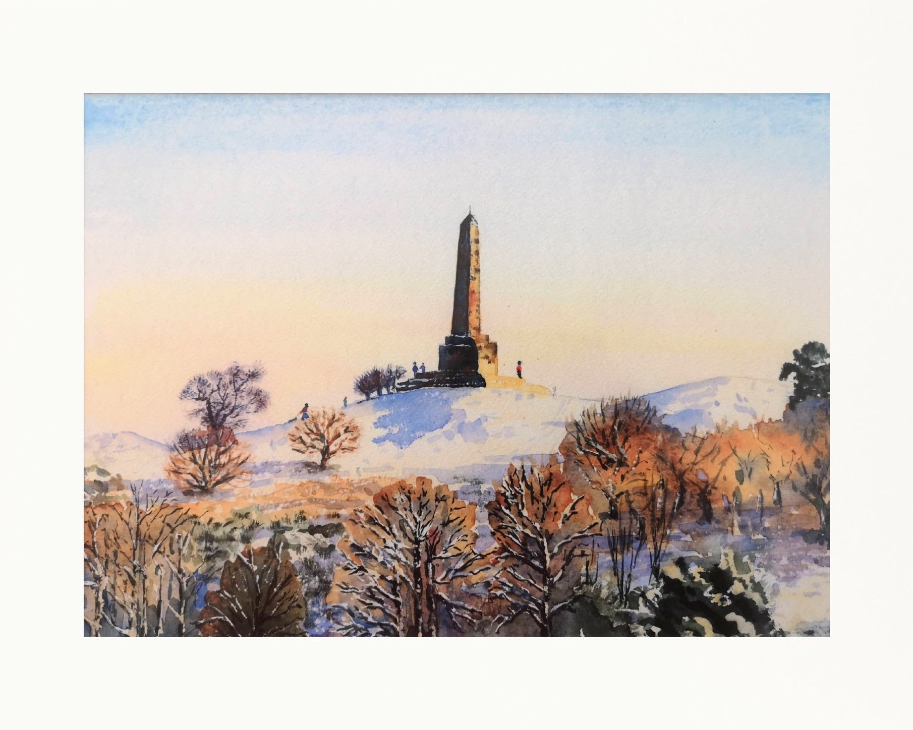 Lilleshall Hill Shropshire print by Sue Payton