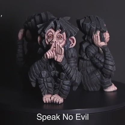 Baby Chimpanzee Speak No Evil
