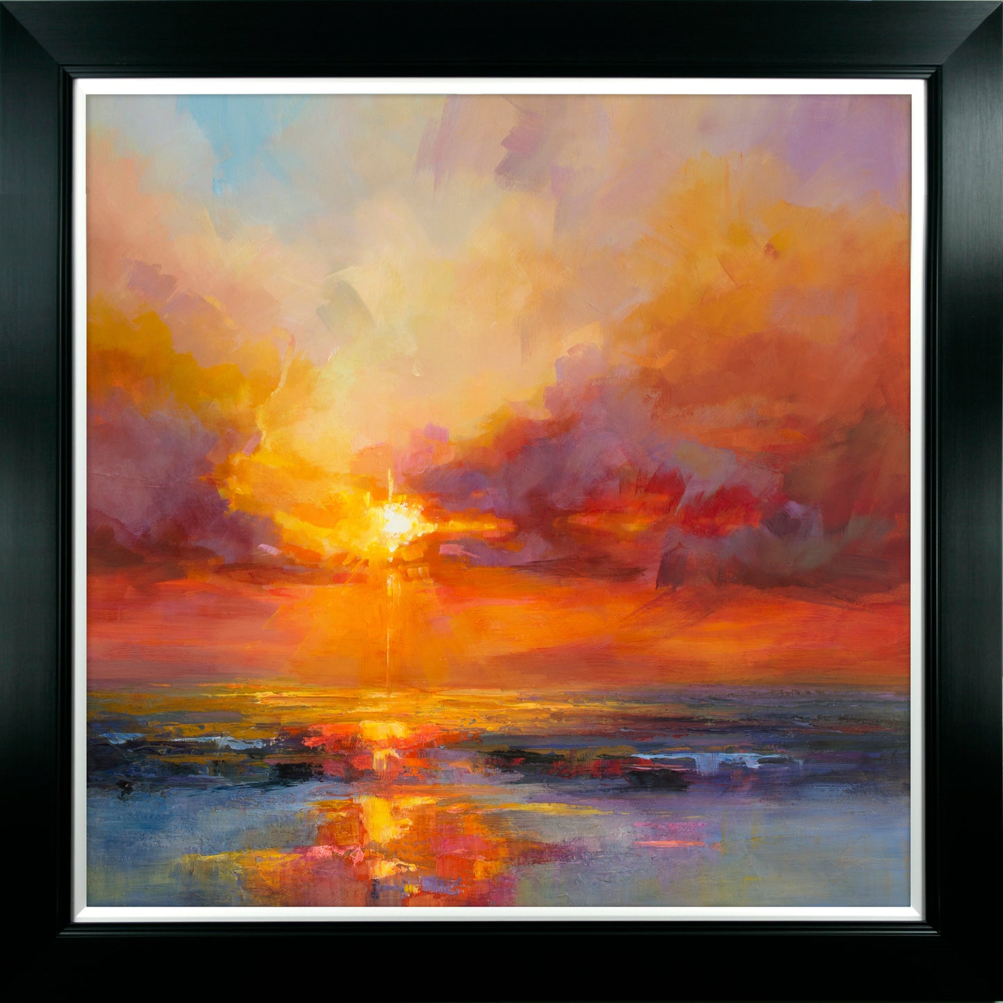 Evening Sparkle framed print by Bruniany