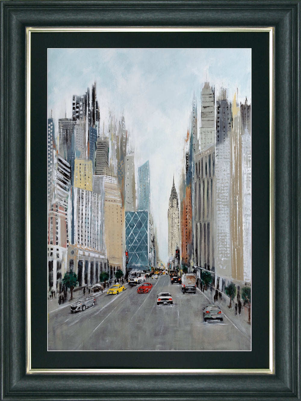 New York Vibe I framed print by Aziz Kadmiri
