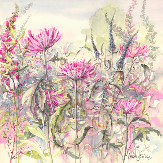 Summer Garden canvas print by Catherine Stephenson