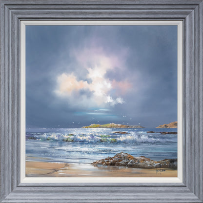 Evening Waves Original Painting by Allan Morgan