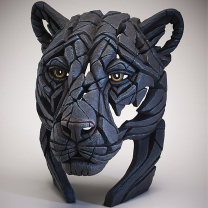 Black Panther Bust by Edge Sculpture