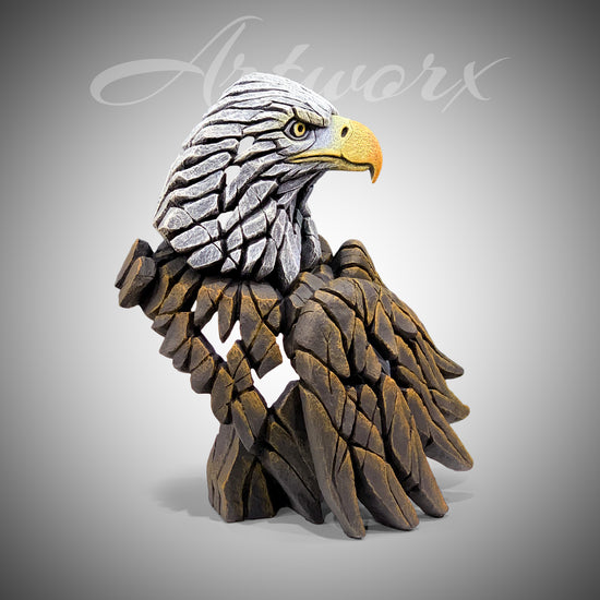 Edge Sculpture Bald Eagle Bust by Matt Buckley Artworx Gallery