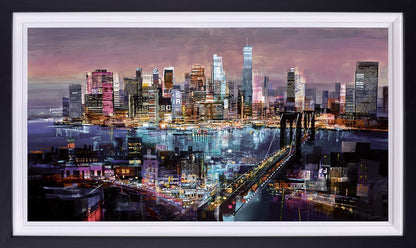 Big City Lights limited edition print by Tom Butler