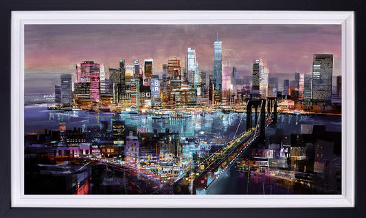 Big City Lights limited edition print by Tom Butler
