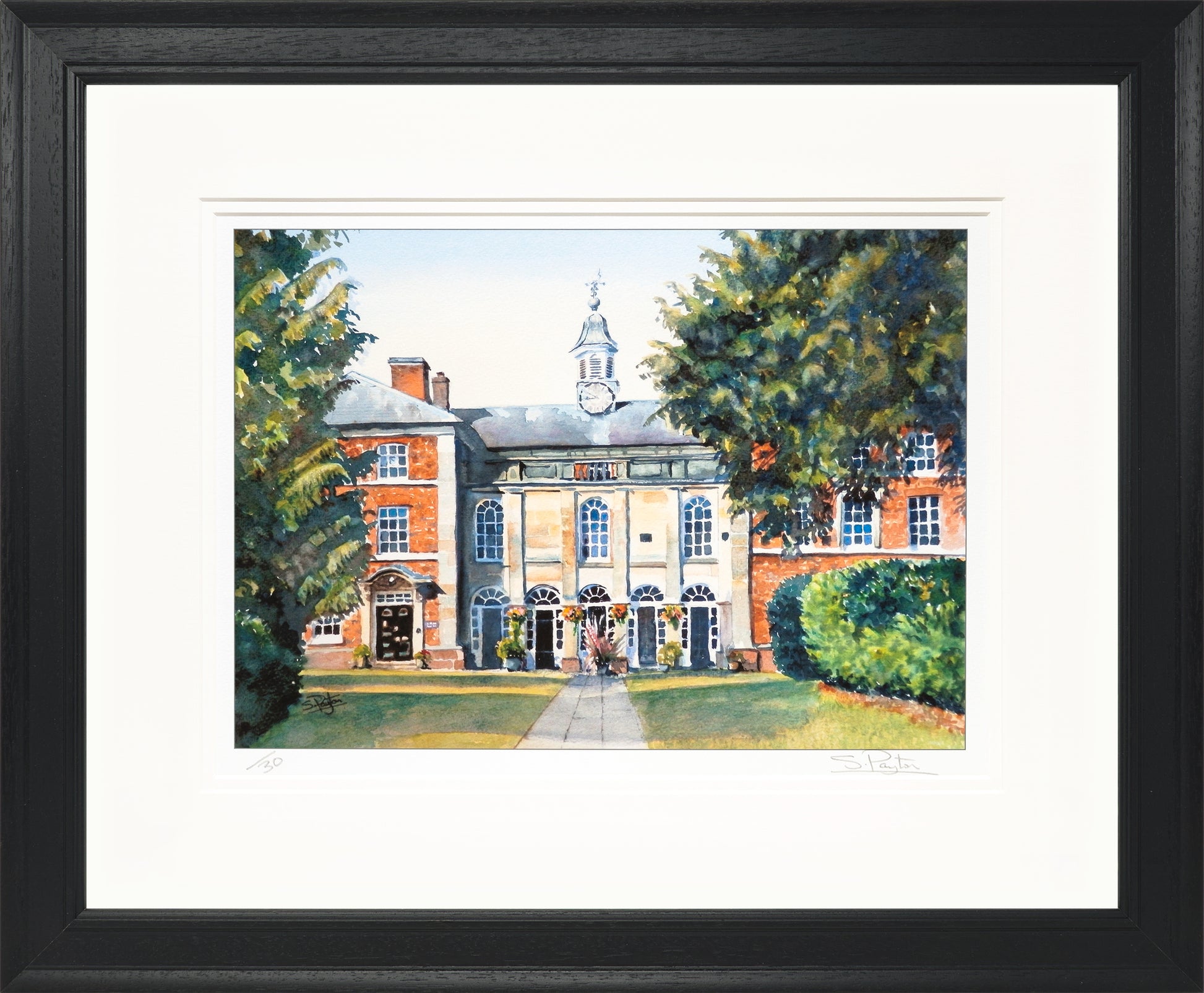 Adams Limited Edition Print by Sue Payton Framed Black