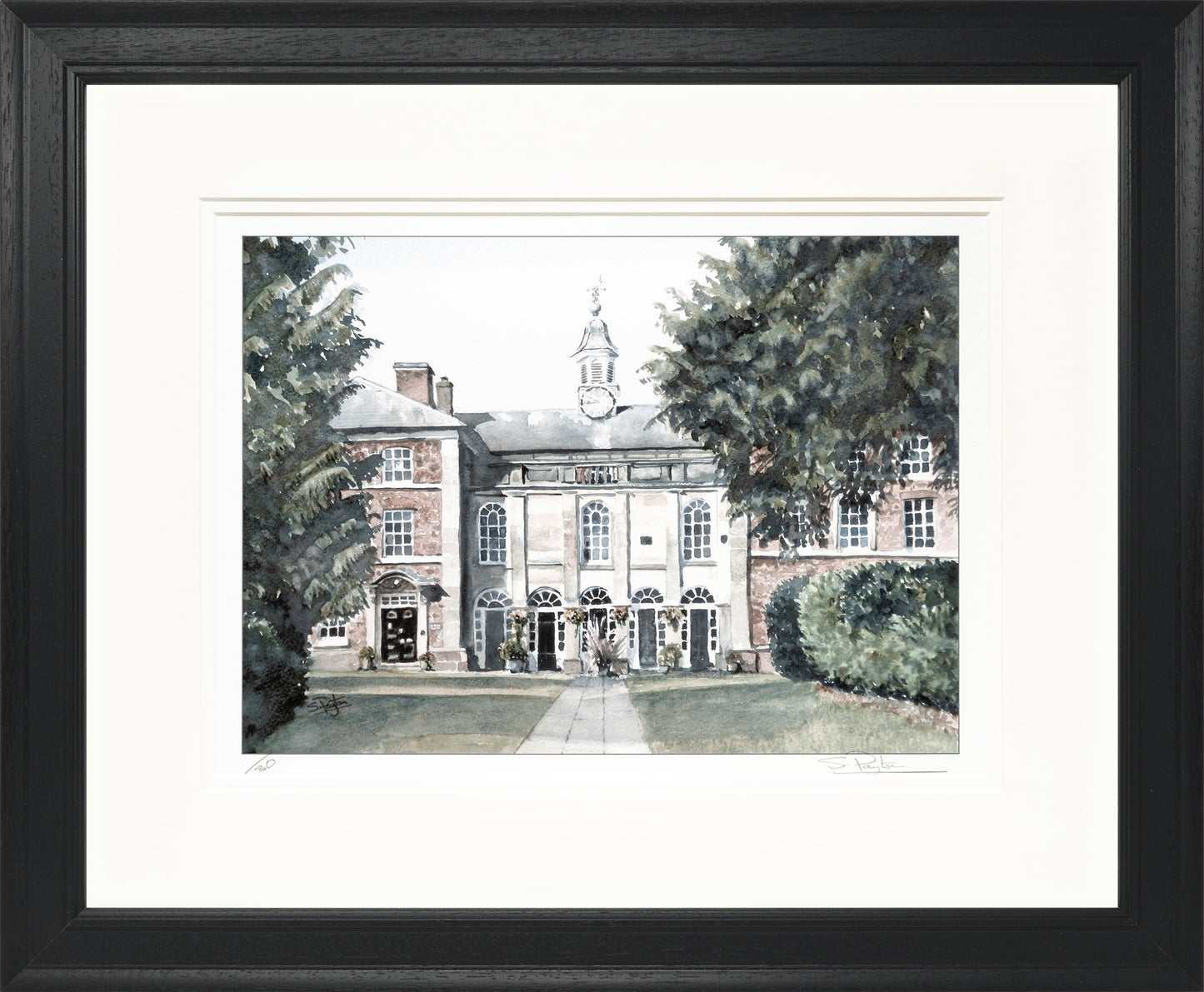 Adams II Limited Edition Print by Sue Payton Framed Black