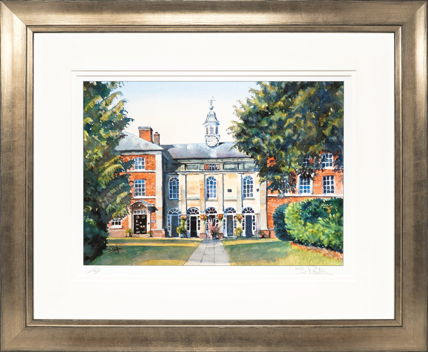 Adams Limited Edition Print by Sue Payton Framed Bronze